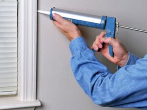 caulking windows